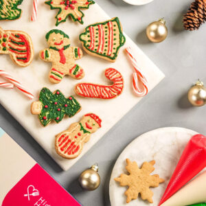 DIY Xmas Gingerbread Cookies with Hot Chocolate